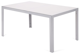 Stół ogrodowy aluminiowy Corfu Silver / Black