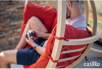 Fotel wiszący Timber Plus O-Zone Red