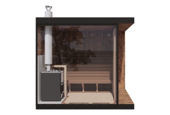 Sauna fińska zewnętrzna TerModula 250 x 210 cm