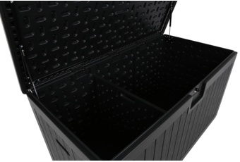 Skrzynia ogrodowa wzmocniona Gotland 567 l Black