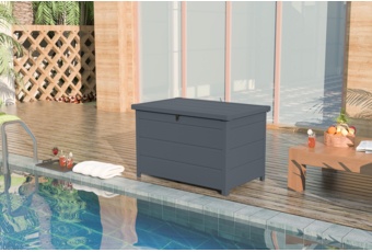 Skrzynia na balkon Malmo Mini Grey