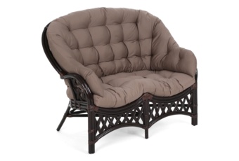 Meble ogrodowe rattanowe Diego Brown / Cappuccino 3+1