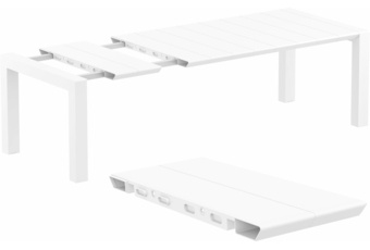 Stół Siesta Vegas 180+40 cm White