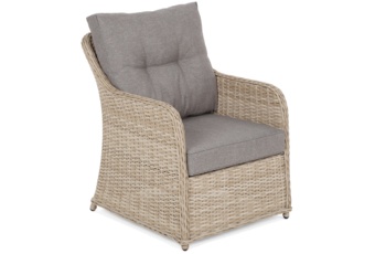 Narożny zestaw mebli ogrodowych Bergamo Beige / Beige Melange