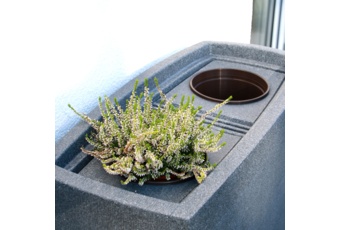 Zbiornik na deszczówkę MPI Noblesse 275 l czarny granit