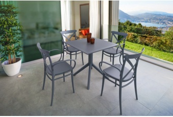 Krzesło Siesta Cross XL Dark Grey