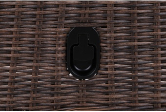 Meble ogrodowe technorattanowe Memfis Brown Mat / Brown Melange