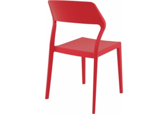 Krzesło Siesta Snow czerwone eleganckie Krzesło Siesta Snow Red