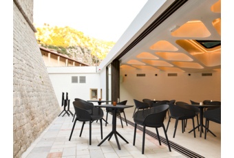 Krzesło Siesta Sky czarne na taras i balkon Krzesło Siesta Sky Black