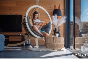 Fotel wiszący Timber Plus O-Zone Grey