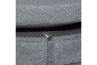 Zbiornik na deszczówkę MPI Arcado 230 l czarny granit - na wodę deszczową Zbiornik na deszczówkę MPI Arcado 230 l czarny granit