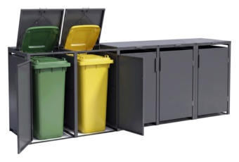 Zabudowa kosza śmietnikowego TOP BOX Basic 5 x 240 l