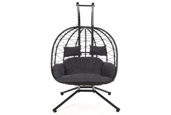 Fotel wiszący 2-osobowy Lugo Grey / Grey 