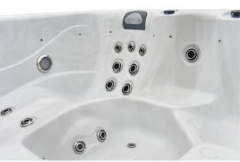 Wanna ogrodowa z hydromasażem Aquess Zenya 3101 6-osobowa