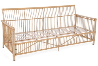 Meble ogrodowe technorattanowe Sycylia Beige / Grey - dla 5 osób - w stylu boho Meble ogrodowe technorattanowe Sycylia Beige / Grey