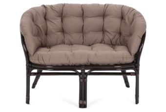 Meble ogrodowe rattanowe Bahama Brown / Cappuccino 3+1