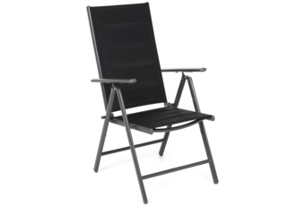 Krzesło ogrodowe aluminiowe Ibiza Grey / Black