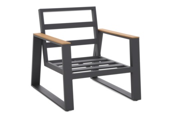 Meble ogrodowe aluminiowe Rimini Dark Grey / Grey Melange