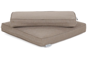 Narożnik modułowy z technorattanu Kansas Maxi Brown Mat / Brown Melange