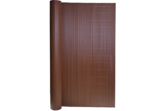 Mata PVC na ogrodzenie 200 x 500 cm jasnobrązowa