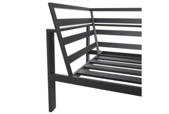 Narożne meble ogrodowe aluminiowe Sorrento Comfort Grey / Grey Melange