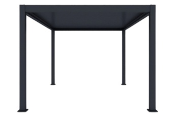 Pergola ogrodowa elektryczna Schatler Nova Lux Alu 4x4 m z oświetleniem LED