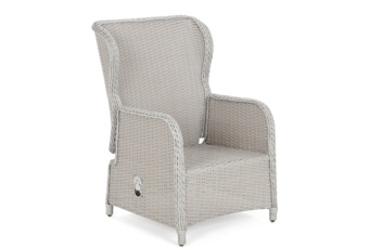 Meble ogrodowe technorattanowe Sofia White / Grey