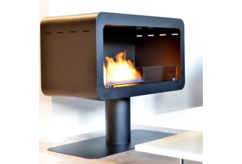 Biokominek nowoczesny Infire Inecco czarny Biokominek Infire Inecco czarny