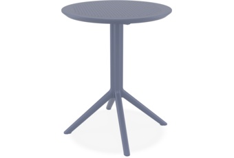 Stół Siesta Sky Folding Ø 60 cm Dark Grey