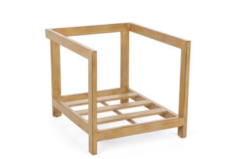 Meble ogrodowe aluminiowe Lyon Teak / Fog Grey