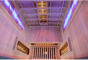 Sauna infrared Nordum Solea 1-osobowa naturalna - z jodły kanadyjskiej Sauna infrared Nordum Solea 1-osobowa naturalna