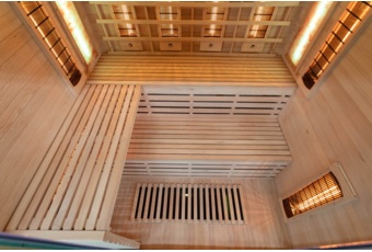 Sauna infrared Nordum Solea 4-osobowa Smart brązowa