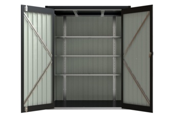 Szafa ogrodowa Uppsala 56 x 80 x 175 cm Grey
