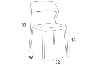 Krzesło Siesta Snow Taupe