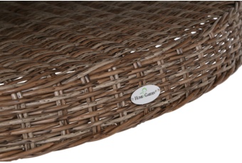 Meble ogrodowe technorattanowe Bristol Round Elegant 180 cm Ginger / Brown Melange 8+1