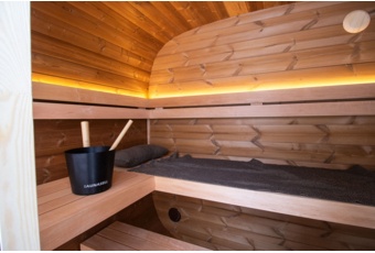 Sauna fińska zewnętrzna Leil® Saunas Dice Pocket 4-osobowa