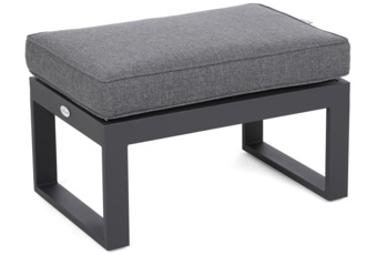 Narożne meble ogrodowe aluminiowe Neapol Comfort Grey / Grey Melange