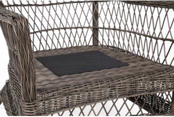 Meble ogrodowe technorattanowe Apulia Ginger / Brown Melange