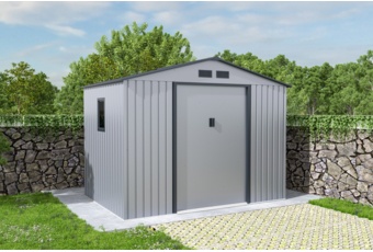 Domek narzędziowy Oslo 277 x 191 cm Light Grey