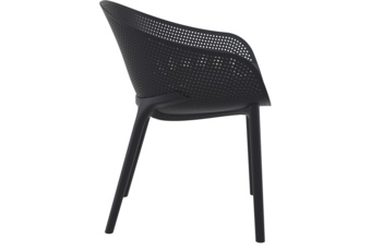 Krzesło Siesta Sky czarne na taras i balkon Krzesło Siesta Sky Black