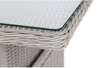 Meble ogrodowe technorattanowe Memfis White / Grey