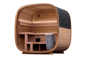 Sauna fińska zewnętrzna Leil® Saunas Dice Pocket 4-osobowa