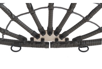 Fotel wiszący 2-osobowy Lugo Grey / Grey 