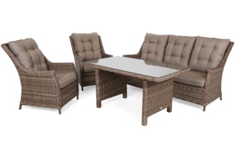 Meble ogrodowe technorattanowe Alicante Ginger / Brown Melange