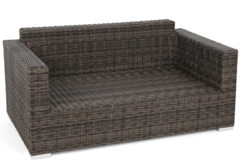 Meble ogrodowe technorattanowe Perugia Olive / Grey