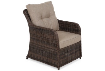 Meble ogrodowe technorattanowe Bergamo Brown Mat / Brown Melange