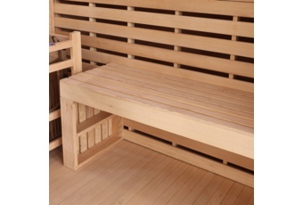 Sauna fińska narożna Nordum Pure One 3-osobowa naturalna