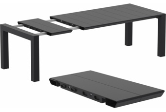 Stół Siesta Vegas 180+40 cm Black