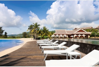 Leżak ogrodowy Siesta Pacific White / White