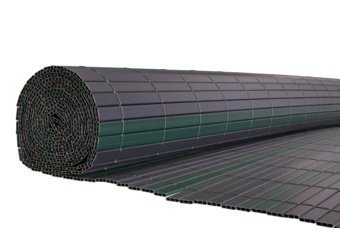 Mata PVC Regular na ogrodzenie 150 x 500 cm szaro-zielona